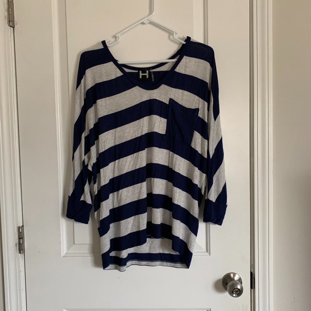 H By Bordeau stripe top Size Medium